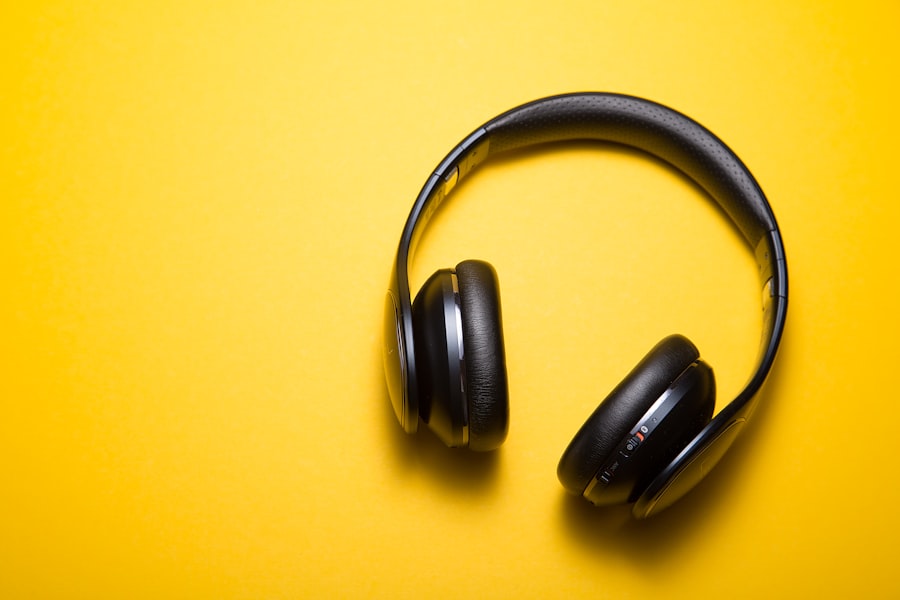 Podcast headphones